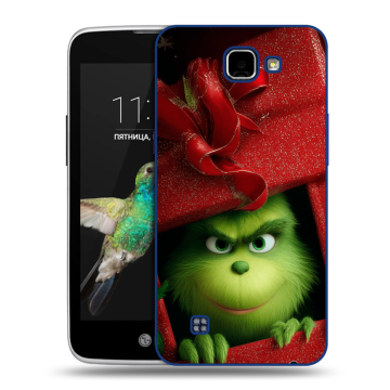 Пластиковый чехол на LG K4 с принтом Новый год Пластиковый чехол на LG K4 с принтом Новый год