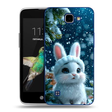 Пластиковый чехол на LG K4 с принтом Новый год Пластиковый чехол на LG K4 с принтом Новый год