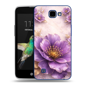 Пластиковый чехол на LG K4 с принтом женский