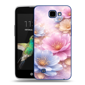 Пластиковый чехол на LG K4 с принтом женский