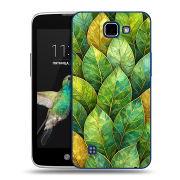 Пластиковый чехол на LG K4 с принтом женский