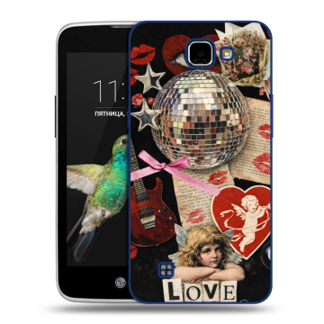 Пластиковый чехол на LG K4 с принтом для девочек Пластиковый чехол на LG K4 с принтом для девочек