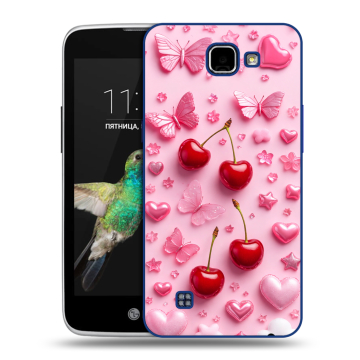 Пластиковый чехол на LG K4 с принтом для девочек Пластиковый чехол на LG K4 с принтом для девочек