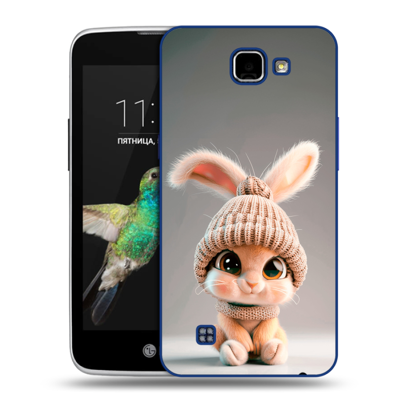Пластиковый чехол на LG K4 с принтом Кролик Пластиковый чехол на LG K4 с принтом Кролик