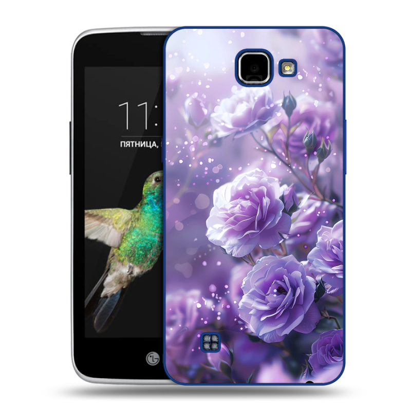 Пластиковый чехол на LG K4 с принтом Розы цветы Пластиковый чехол на LG K4 с принтом Розы цветы