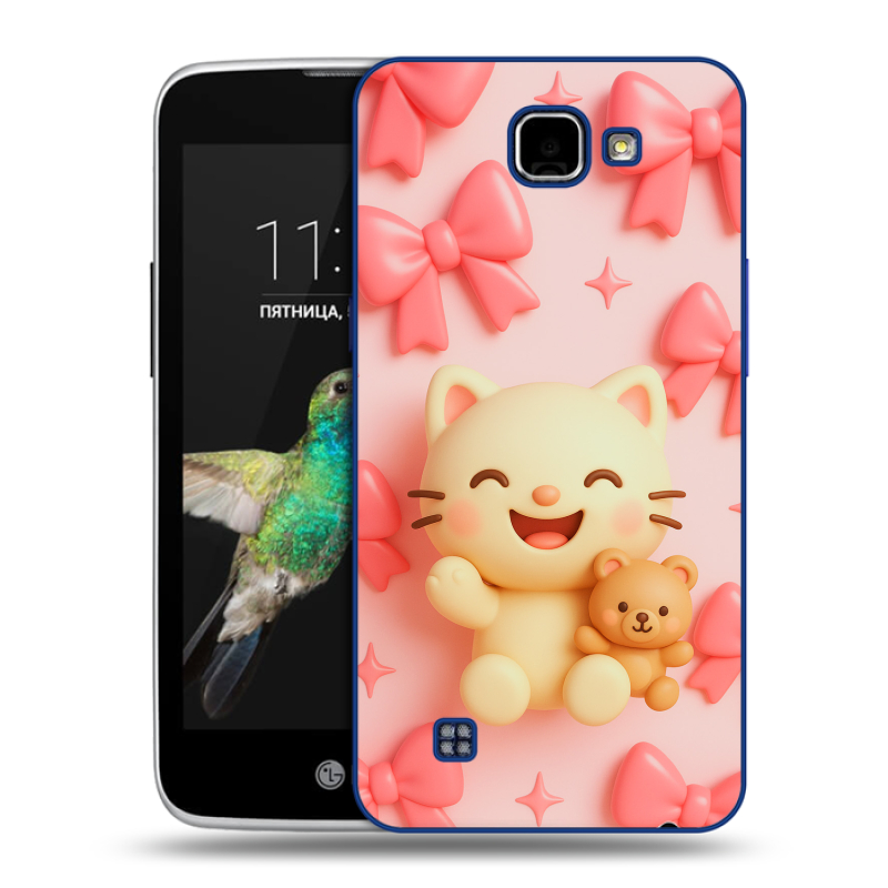 Пластиковый чехол на LG K4 с принтом для девочек Пластиковый чехол на LG K4 с принтом для девочек