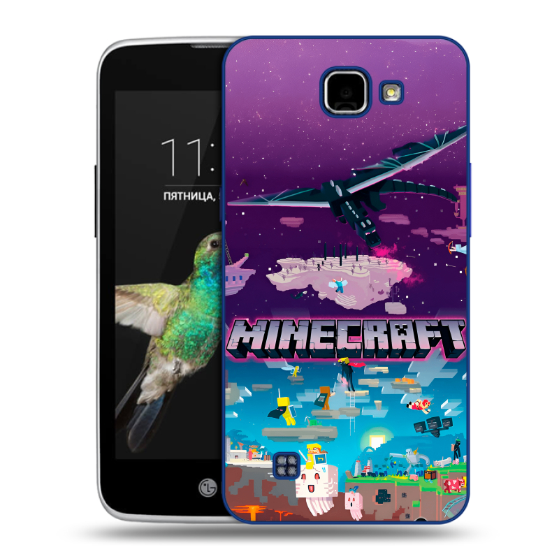Пластиковый чехол на LG K4 с принтом Майнкрафт Minecraft Пластиковый чехол на LG K4 с принтом Майнкрафт Minecraft