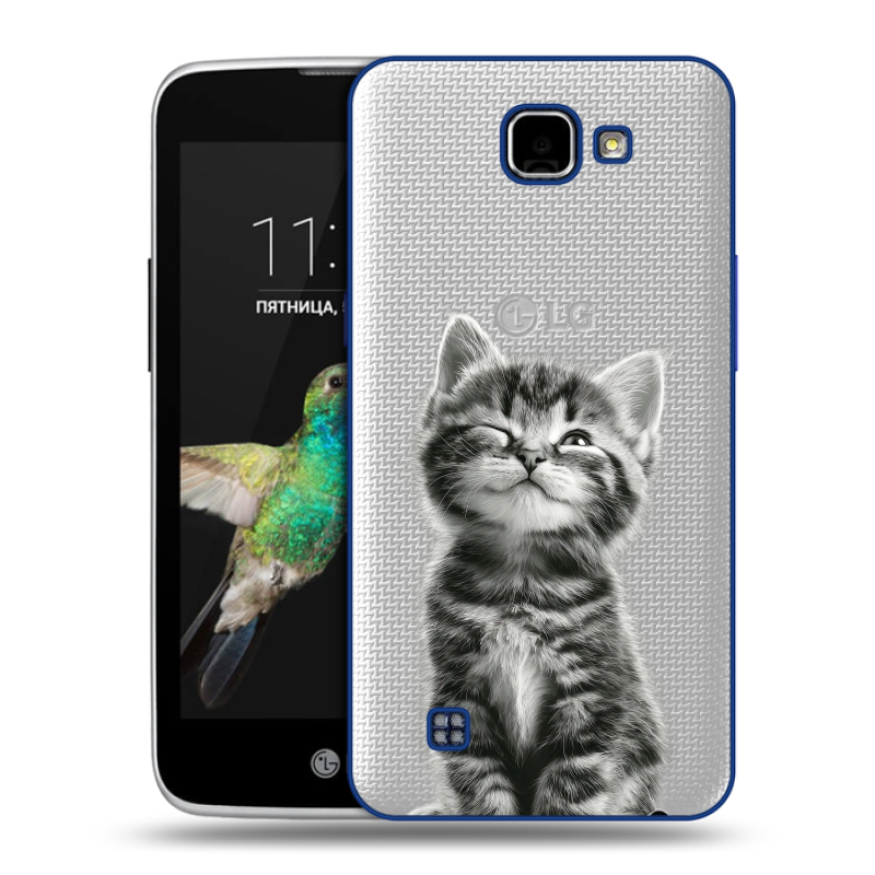 Пластиковый чехол на LG K4 с принтом Котенок Пластиковый чехол на LG K4 с принтом Котенок
