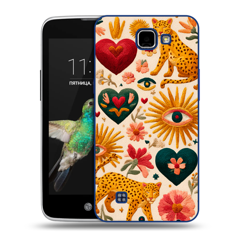Пластиковый чехол на LG K4 с принтом Модный принт Пластиковый чехол на LG K4 с принтом Модный принт