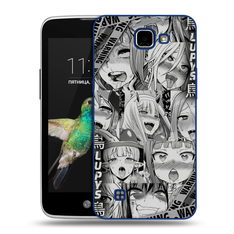 Пластиковый чехол на LG K4 с принтом Ahegao Ахегао Аниме Пластиковый чехол на LG K4 с принтом Ahegao Ахегао Аниме