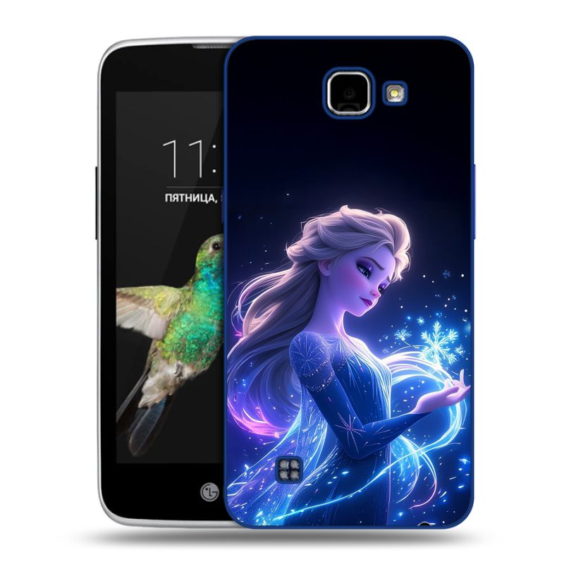 Пластиковый чехол на LG K4 с принтом Холодное сердце Frozen Пластиковый чехол на LG K4 с принтом Холодное сердце Frozen