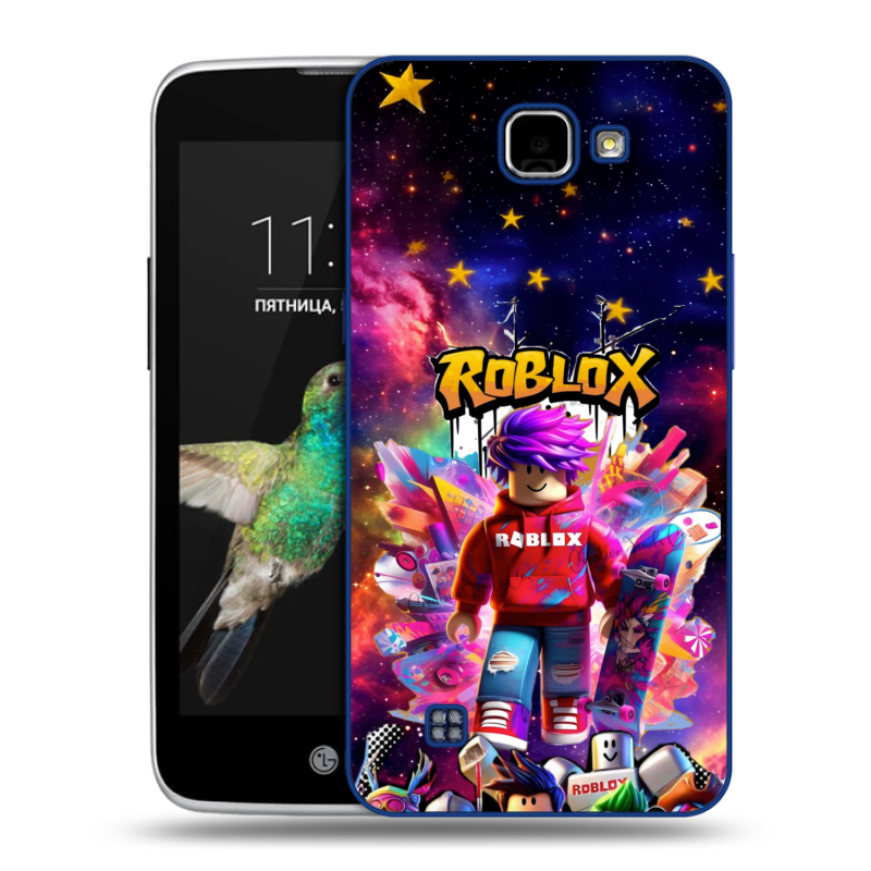 Пластиковый чехол на LG K4 с принтом Roblox Роблокс Пластиковый чехол на LG K4 с принтом Roblox Роблокс
