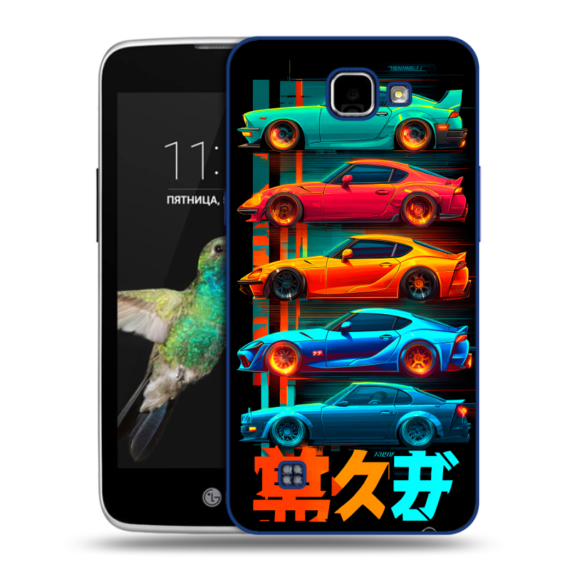 Пластиковый чехол на LG K4 с принтом машины тачки Пластиковый чехол на LG K4 с принтом машины тачки