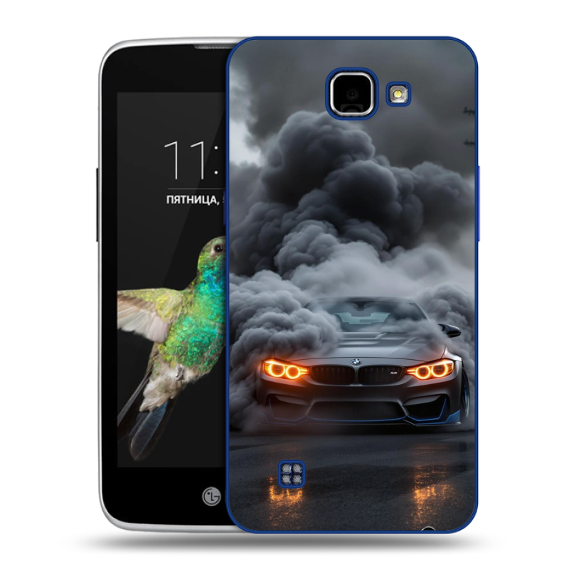 Пластиковый чехол на LG K4 с принтом BMW БМВ Пластиковый чехол на LG K4 с принтом BMW БМВ