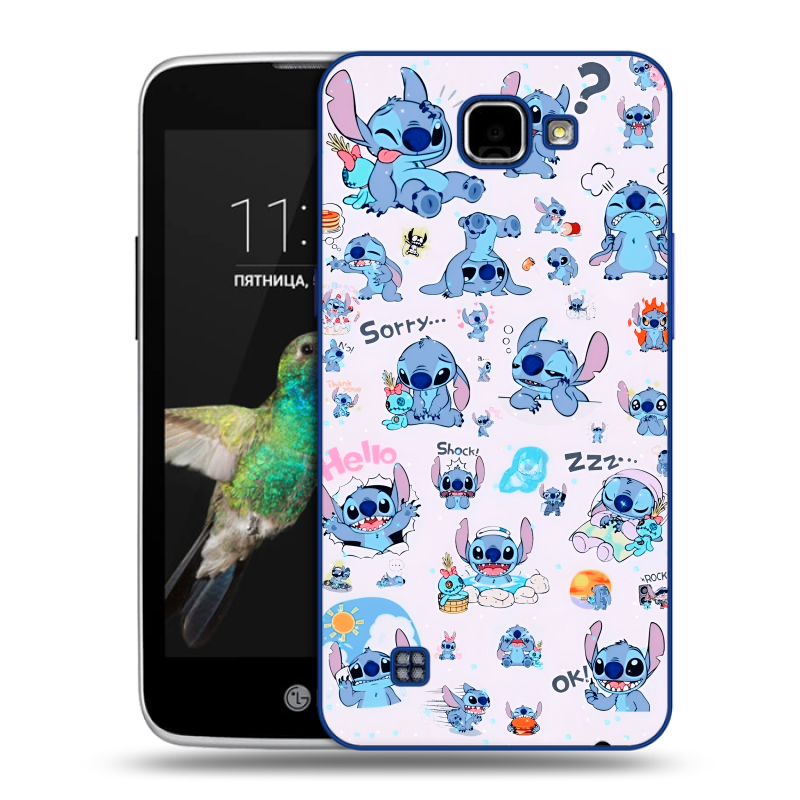 Пластиковый чехол на LG K4 с принтом Лило и Стич Пластиковый чехол на LG K4 с принтом Лило и Стич