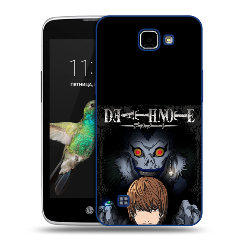 Пластиковый чехол на LG K4 с принтом Death note Тетрадь смерти Пластиковый чехол на LG K4 с принтом Death note Тетрадь смерти