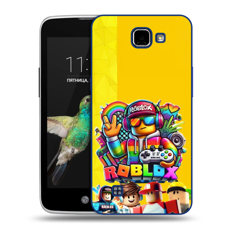 Пластиковый чехол на LG K4 с принтом Roblox Роблокс Пластиковый чехол на LG K4 с принтом Roblox Роблокс