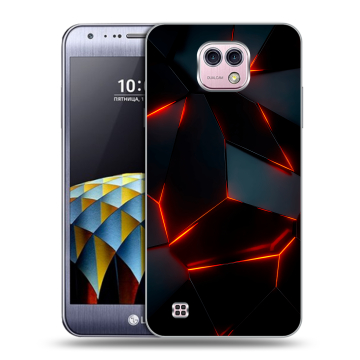 Силиконовый чехол на LG X cam с принтом Яркие абстракции Силиконовый чехол на LG X cam с принтом Яркие абстракции