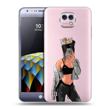 Силиконовый чехол на LG X cam с принтом Женские принты Силиконовый чехол на LG X cam с принтом Женские принты