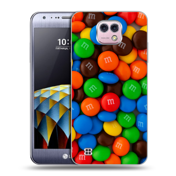 Силиконовый чехол на LG X cam с принтом Конфеты Силиконовый чехол на LG X cam с принтом Конфеты