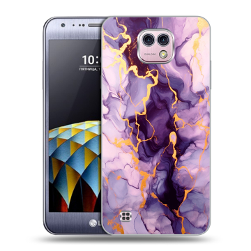 Силиконовый чехол на LG X cam с принтом Мрамор Силиконовый чехол на LG X cam с принтом Мрамор
