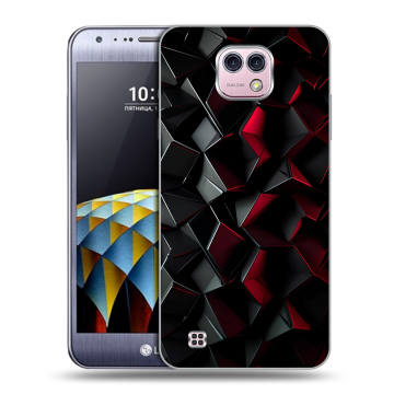 Силиконовый чехол на LG X cam с принтом Абстракция Силиконовый чехол на LG X cam с принтом Абстракция