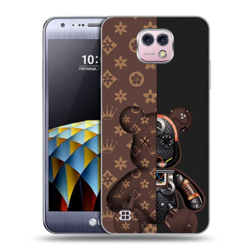 Силиконовый чехол на LG X cam с принтом Луи робот Силиконовый чехол на LG X cam с принтом Луи робот