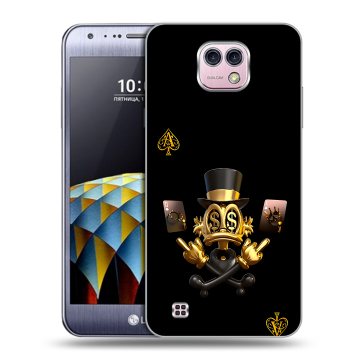 Силиконовый чехол на LG X cam с принтом Золотой скрудж макдак Силиконовый чехол на LG X cam с принтом Золотой скрудж макдак