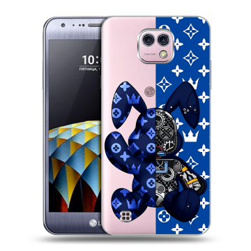 Силиконовый чехол на LG X cam с принтом Луи робот