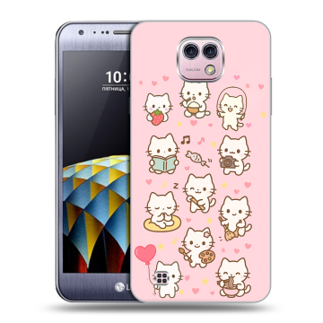 Силиконовый чехол на LG X cam с принтом Hello Kitty Хелоу Кити Силиконовый чехол на LG X cam с принтом Hello Kitty Хелоу Кити
