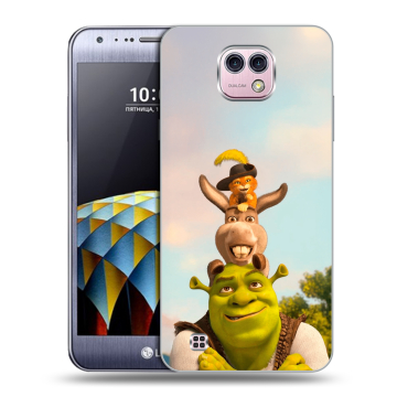 Силиконовый чехол на LG X cam с принтом Шрек Shrek