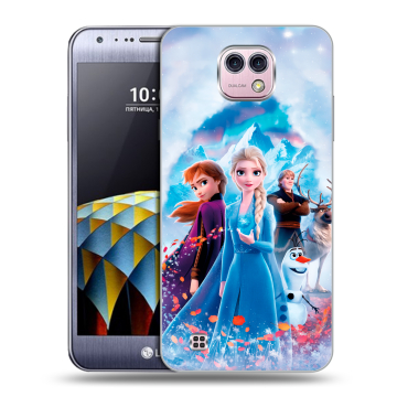 Силиконовый чехол на LG X cam с принтом Холодное сердце Frozen Силиконовый чехол на LG X cam с принтом Холодное сердце Frozen