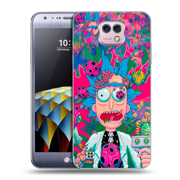 Силиконовый чехол на LG X cam с принтом Рик и Морти Rick Morty Силиконовый чехол на LG X cam с принтом Рик и Морти Rick Morty