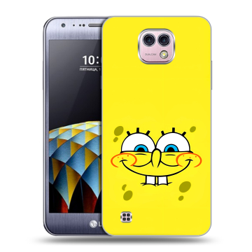 Силиконовый чехол на LG X cam с принтом спанчбоб спанч боб Силиконовый чехол на LG X cam с принтом спанчбоб спанч боб
