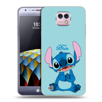 Силиконовый чехол на LG X cam с принтом Лило и Стич Силиконовый чехол на LG X cam с принтом Лило и Стич