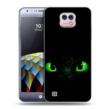 Силиконовый чехол на LG X cam с принтом Как приручить дракона Силиконовый чехол на LG X cam с принтом Как приручить дракона