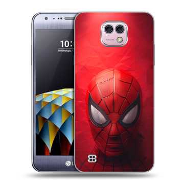 Силиконовый чехол на LG X cam с принтом Spiderman Человек паук Силиконовый чехол на LG X cam с принтом Spiderman Человек паук