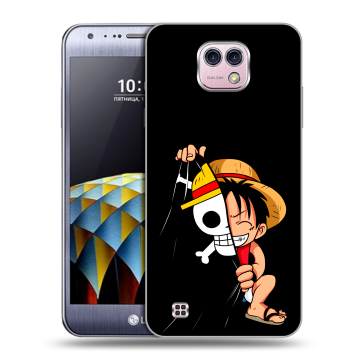 Силиконовый чехол на LG X cam с принтом One Piece Ван Пис