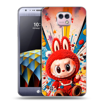 Силиконовый чехол на LG X cam с принтом Labubu Лабубу Силиконовый чехол на LG X cam с принтом Labubu Лабубу