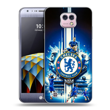 Силиконовый чехол на LG X cam с принтом Chelsea Челси