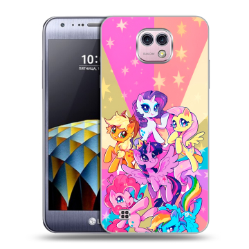 Силиконовый чехол на LG X cam с принтом My little pony Дружба чудо Силиконовый чехол на LG X cam с принтом My little pony Дружба чудо