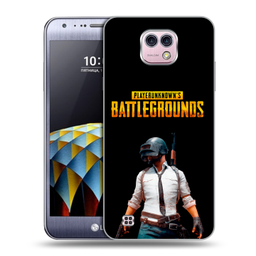 Силиконовый чехол на LG X cam с принтом PUGB ПАГБ Силиконовый чехол на LG X cam с принтом PUGB ПАГБ