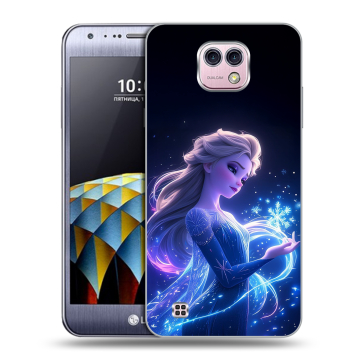 Силиконовый чехол на LG X cam с принтом Холодное сердце Frozen Силиконовый чехол на LG X cam с принтом Холодное сердце Frozen