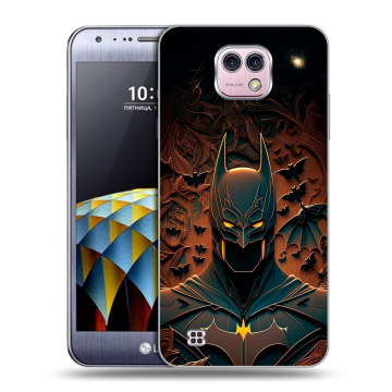 Силиконовый чехол на LG X cam с принтом Batman Бэтмен