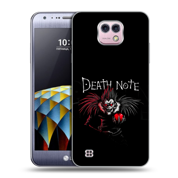 Силиконовый чехол на LG X cam с принтом Death note Тетрадь смерти