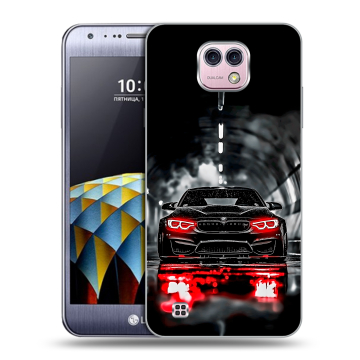 Силиконовый чехол на LG X cam с принтом BMW БМВ Силиконовый чехол на LG X cam с принтом BMW БМВ
