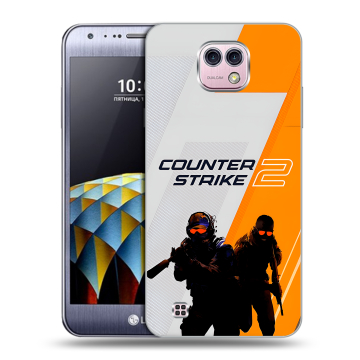 Силиконовый чехол на LG X cam с принтом Counter Strike Силиконовый чехол на LG X cam с принтом Counter Strike