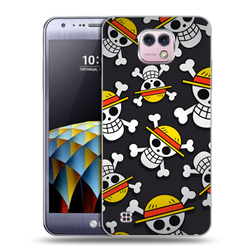 Силиконовый чехол на LG X cam с принтом One Piece Ван Пис