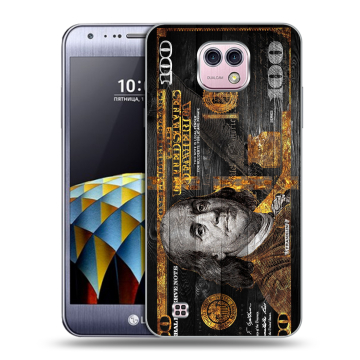 Силиконовый чехол на LG X cam с принтом Доллар деньги Силиконовый чехол на LG X cam с принтом Доллар деньги