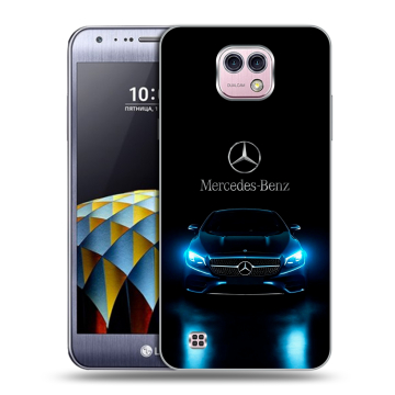 Силиконовый чехол на LG X cam с принтом Mercedes Мерседес Силиконовый чехол на LG X cam с принтом Mercedes Мерседес